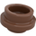 LEGO Brown Plate 1 x 1 Round (6141)