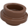 LEGO Marron assiette 1 x 1 Rond (6141 / 30057)