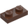 LEGO Brown Plate 1 x 2 (3023 / 28653)