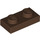 LEGO Brown Plate 1 x 2 (3023 / 28653)