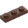 LEGO Brown Plate 1 x 3 (3623)