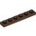 LEGO Marron assiette 1 x 6 (3666)