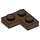 LEGO Brown Plate 2 x 2 Corner (2420)