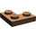LEGO Brown Plate 2 x 2 Corner (2420)
