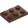 LEGO Marron assiette 2 x 3 (3021)