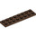 LEGO Brown Plate 2 x 8 (3034)