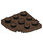 LEGO marron assiette 3 x 3 Rond Coin (30357)