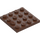 LEGO Brown Plate 4 x 4 (3031)