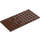 LEGO Brown Plate 6 x 12 (3028)