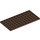 LEGO Brown Plate 6 x 12 (3028)