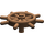 LEGO marron Ship Roue avec broche sans encoche (4790 / 52395)