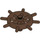 LEGO Brown Ship Wheel with Unslotted Pin (4790 / 52395)