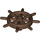 LEGO Brown Ship Wheel with Unslotted Pin (4790 / 52395)