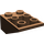 LEGO Bruin Helling 2 x 3 (25°) Omgekeerd zonder verbindingen tussen noppen (3747)