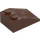 LEGO Brown Slope 2 x 3 (25°) with Rough Surface (3298)