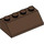 LEGO Marron Pente 2 x 4 (45°) avec surface rugueuse (3037)