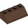 LEGO Bruin Helling 2 x 4 (45°) met ruw oppervlak (3037)