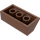 LEGO Brown Slope 2 x 4 (45°) with Rough Surface (3037)