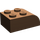 LEGO marron Pente Brique 2 x 3 avec Haut incurvé (6215)