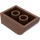 LEGO Braun Steigung Backstein 2 x 3 mit Gebogenes Oberteil (6215)