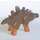 LEGO кафяво Stegosaurus with Dark Orange Legs