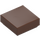 LEGO Brown Tile 1 x 1 with Groove (3070 / 30039)