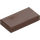 LEGO Brown Tile 1 x 2 with Groove (3069 / 30070)