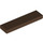 LEGO Brown Tile 1 x 4 (2431 / 35371)