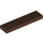 LEGO Brown Tile 1 x 4 (2431 / 35371)