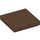LEGO Brown Tile 2 x 2 with Groove (3068)