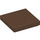 LEGO Brown Tile 2 x 2 with Groove (3068 / 88409)