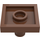 LEGO marron Tuile 2 x 2 avec Verticale Épingle (2460 / 49153)