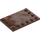 LEGO Brown Tile 4 x 6 with Studs on 3 Edges (6180)