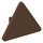 LEGO marron Triangulaire Sign avec clip fendu (30259 / 39728)