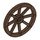 LEGO Brown Wagon Wheel Ø33.8 with 8 Spokes with Notched Hole (4489)