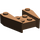 LEGO marron Coin 3 x 4 sans encoches pour tenons (2399)