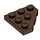 LEGO Brown Wedge Plate 3 x 3 Corner (2450)
