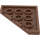 LEGO Brown Wedge Plate 4 x 4 Corner (30503)