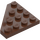 LEGO Brown Wedge Plate 4 x 4 Corner (30503)