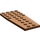 LEGO Braun Keil Platte 4 x 9 Flügel ohne Bolzenkerben (2413)