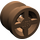 LEGO Brown Wheel Rim Ø8 x 6.4 without Side Notch (4624)