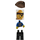 LEGO Bucaneer Pirate with Blue Jacket and Eyepatch Minifigure