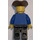 LEGO Bucaneer Pirate with Blue Jacket and Eyepatch Minifigure