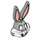 LEGO Bugs Bunny Minifigure Head (74505)