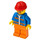 LEGO Bulldozer Worker z Broda I Dirt Stains Minifigurka