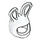 LEGO Bunny Helmet with Long Ears (99244)