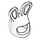 LEGO Bunny Helmet with Long Ears (99244)