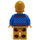 LEGO C-3PO im Blau Pullover mit R2-D2 Minifigur