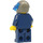 LEGO Cam with Blue, Red, and White Legs, Scuba Top, Dark Gray Helmet, and Transparent Blue Snorkel Visor Minifigure