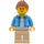 LEGO Fotocamera Operator con Spiky Capelli Minifigure